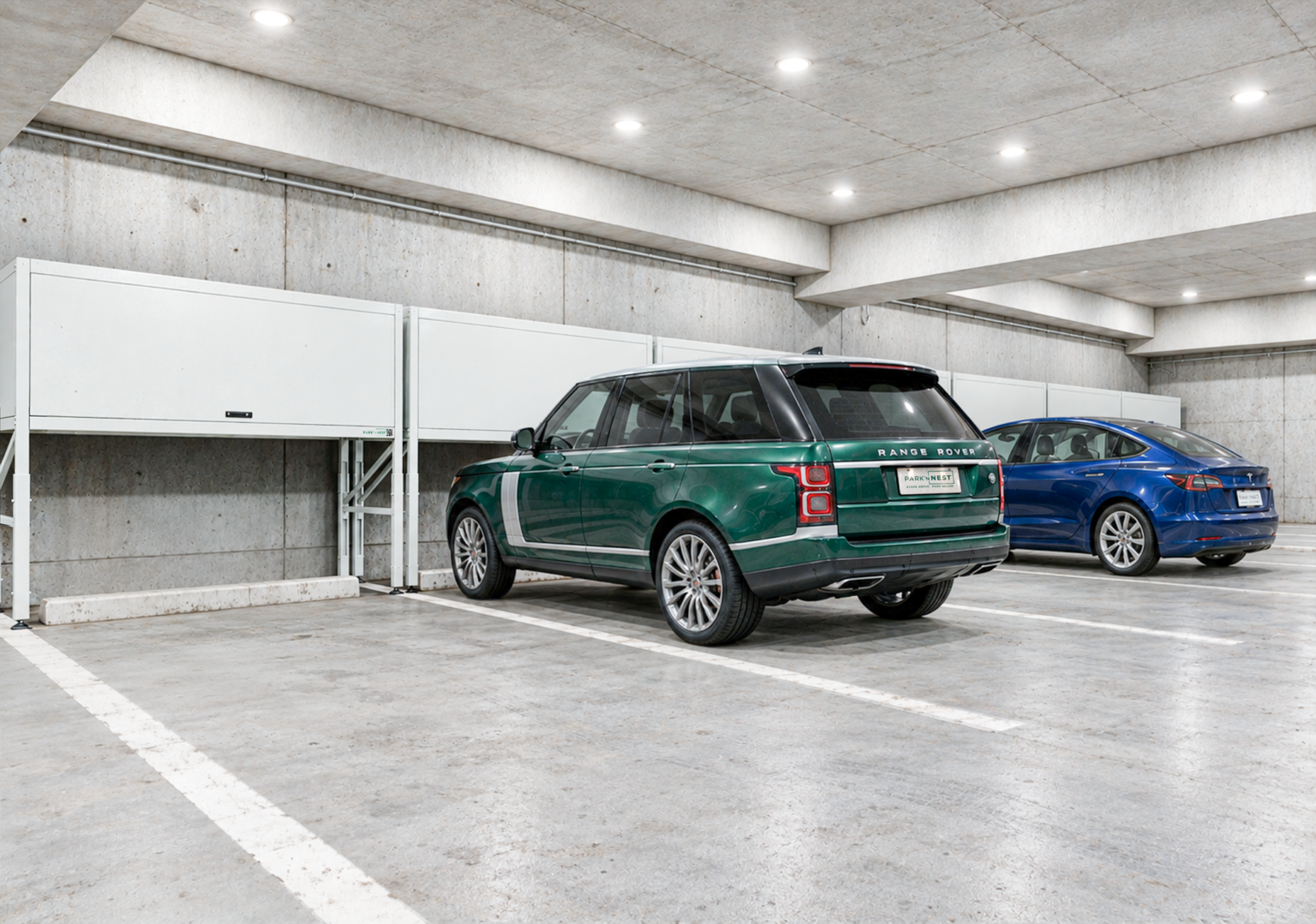 Green Rover in Parking Lot(1)
